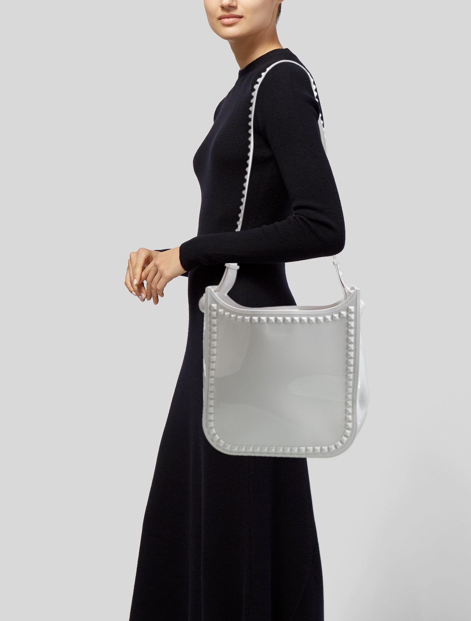 Carmen Sol PVC Shoulder Bag