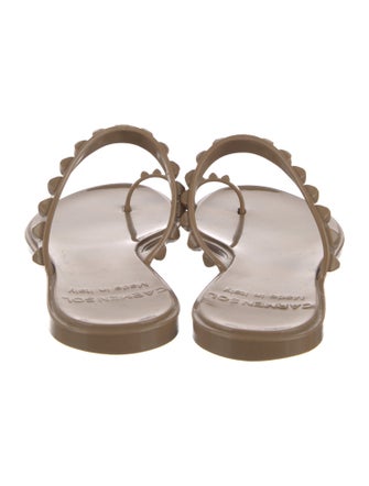 Carmen Sol Rubber Studded Accents Slides