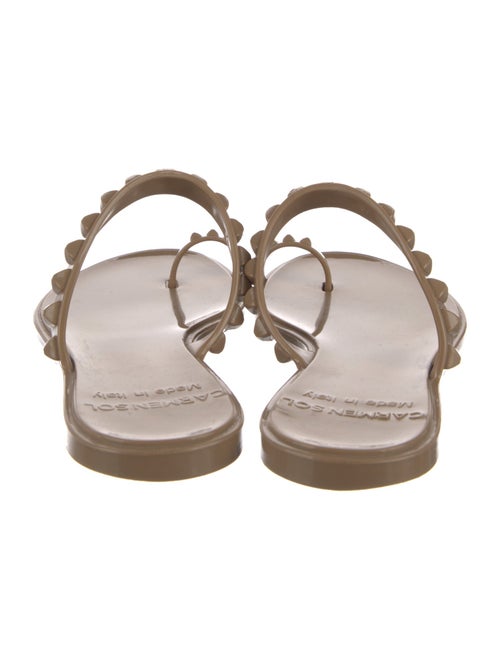 Carmen Sol Rubber Studded Accents Slides