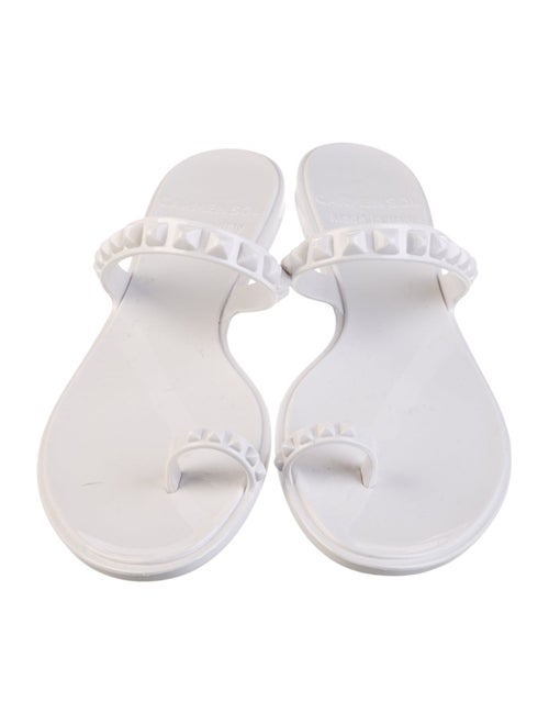 Carmen Sol Rubber Studded Accents Slides