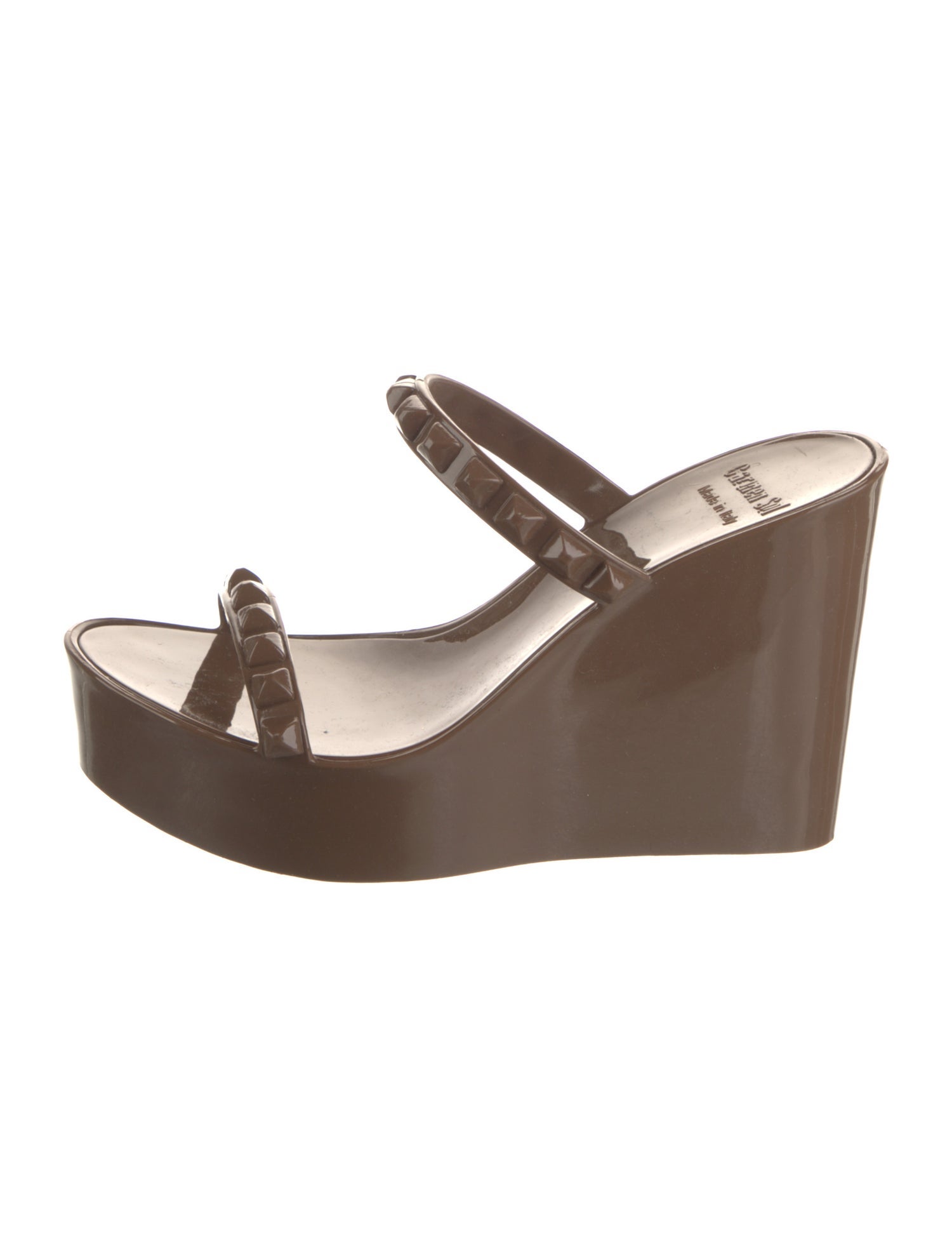 Carmen Sol Rubber Studded Accents Slides