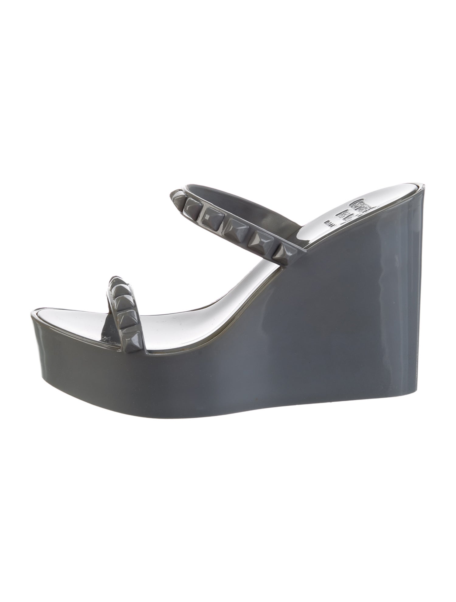 Carmen Sol Rubber Studded Accents Slides