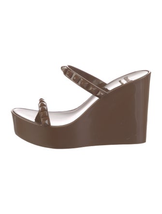 Carmen Sol PVC Studded Accents Slides