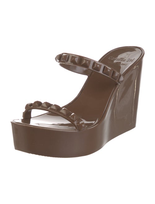 Carmen Sol PVC Studded Accents Slides