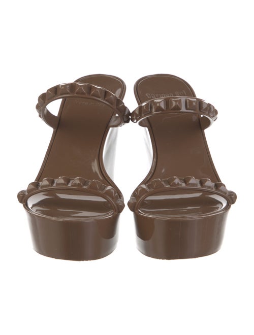 Carmen Sol PVC Studded Accents Slides