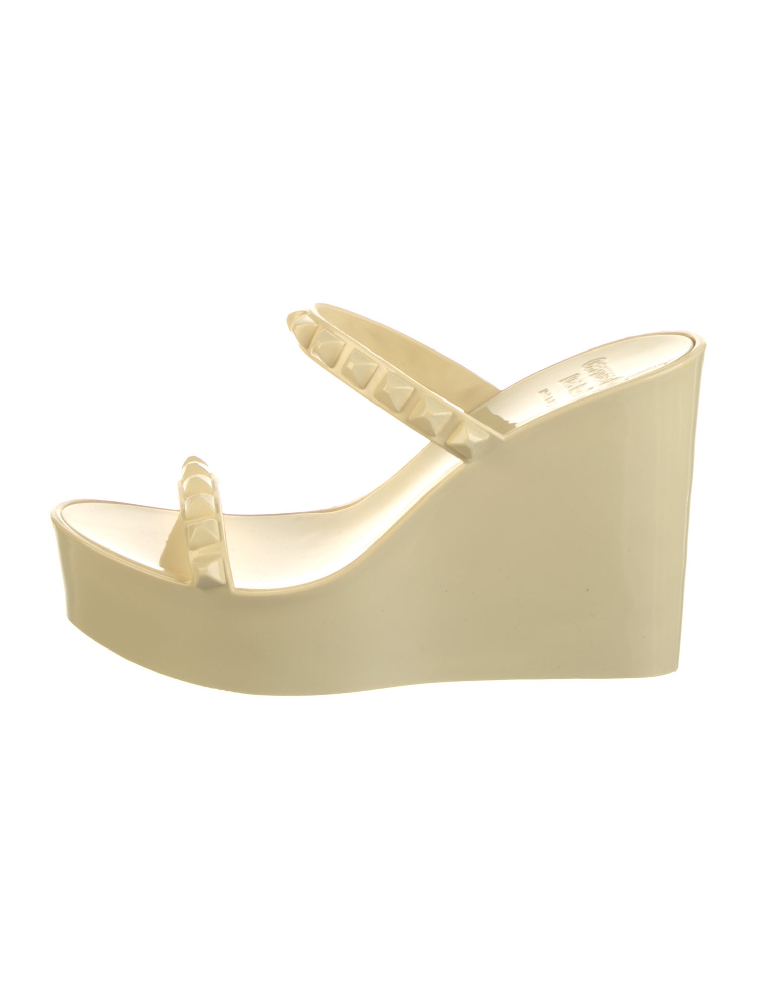 Carmen Sol Rubber Studded Accents Slides w/ Tags