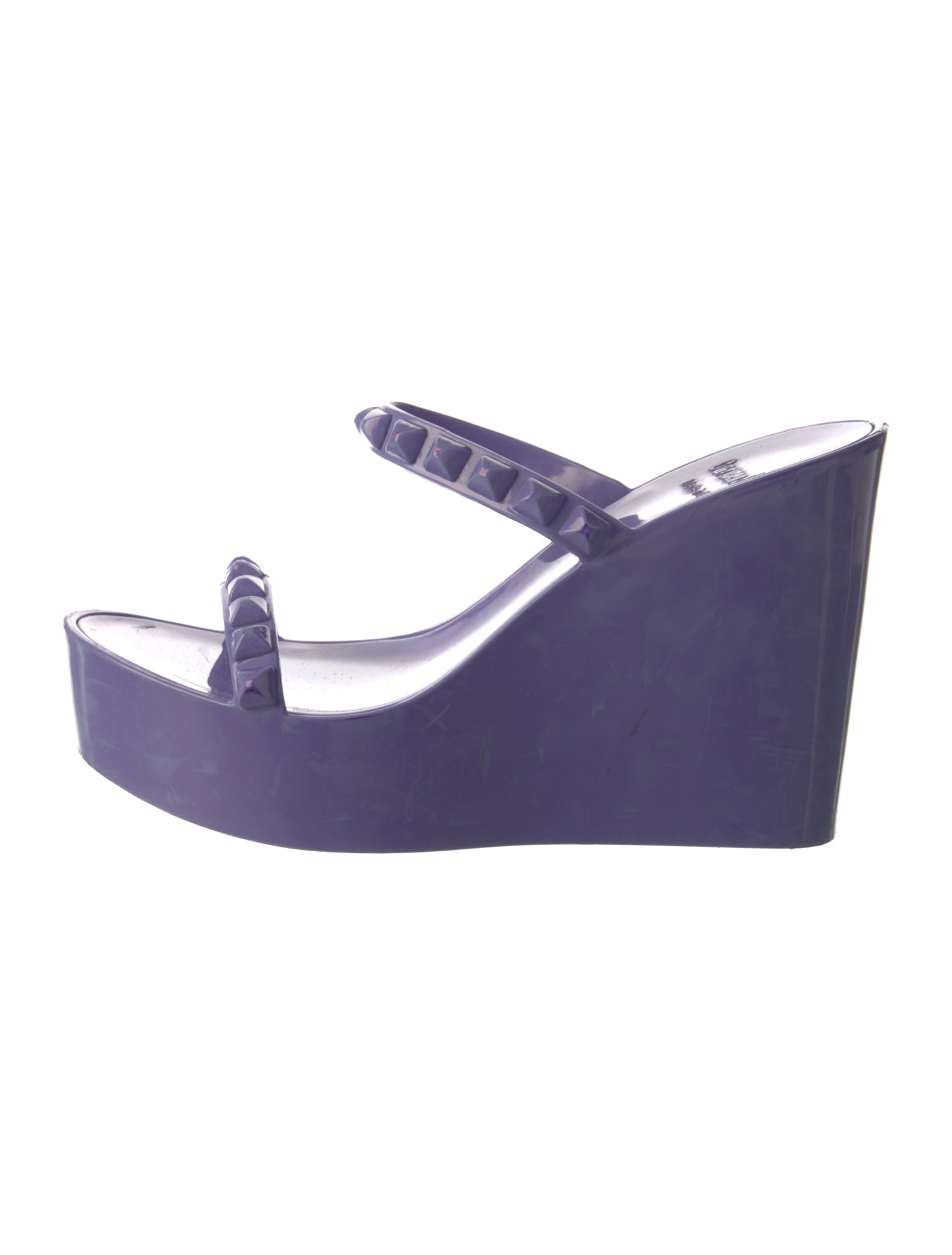 Carmen Sol Rubber Studded Accents Slides