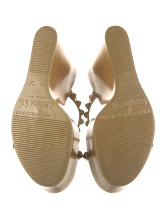 Carmen Sol Rubber Studded Accents Slides