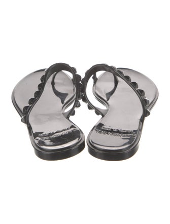 Carmen Sol Rubber Studded Accents Slides
