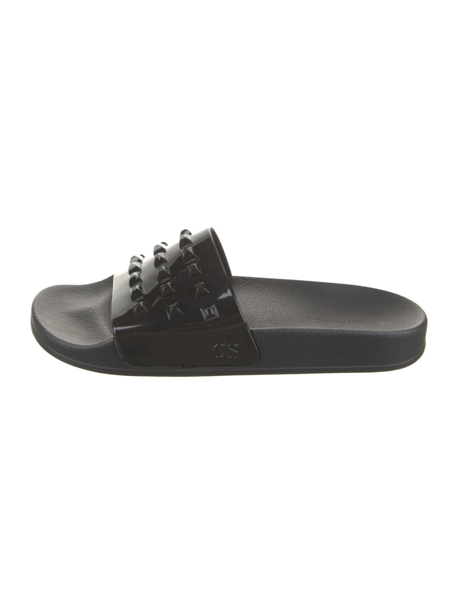 Carmen Sol Rubber Studded Accents Slides