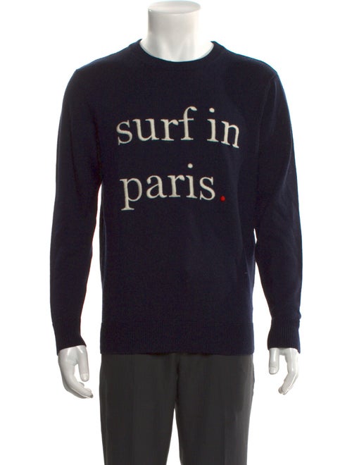 Cuisse de Grenouille Wool Graphic Print Pullover