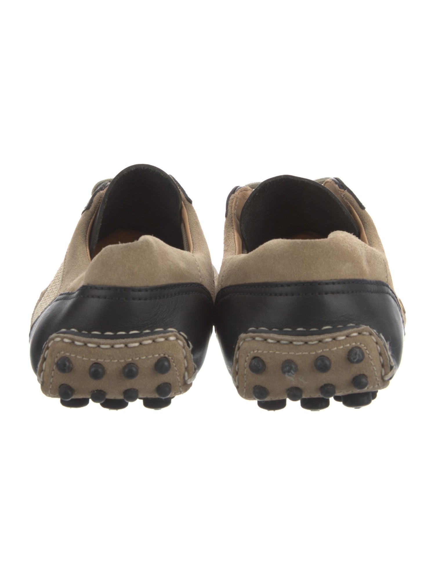 2004SS PRADA×CAR SHOE Wネーム Car Shoe x Prada Vintage 2004 Sneakers - Neutrals Sneakers, Shoes