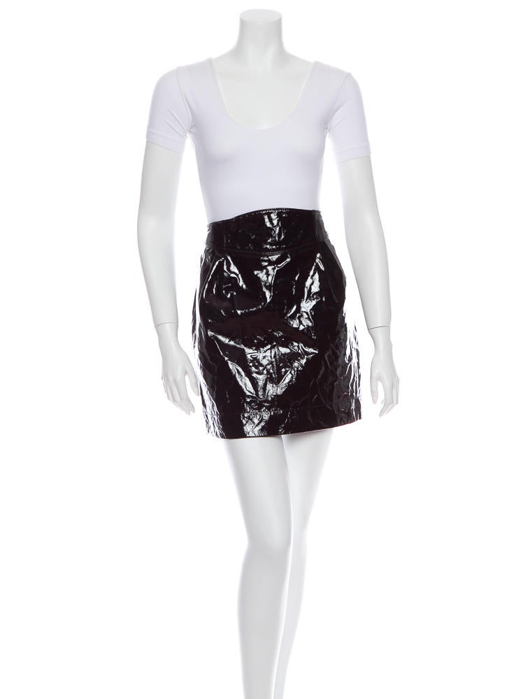 Catherine Malandrino Patent Leather Skirt