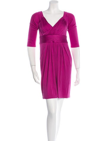 Catherine Malandrino Long Sleeve Mini Dress