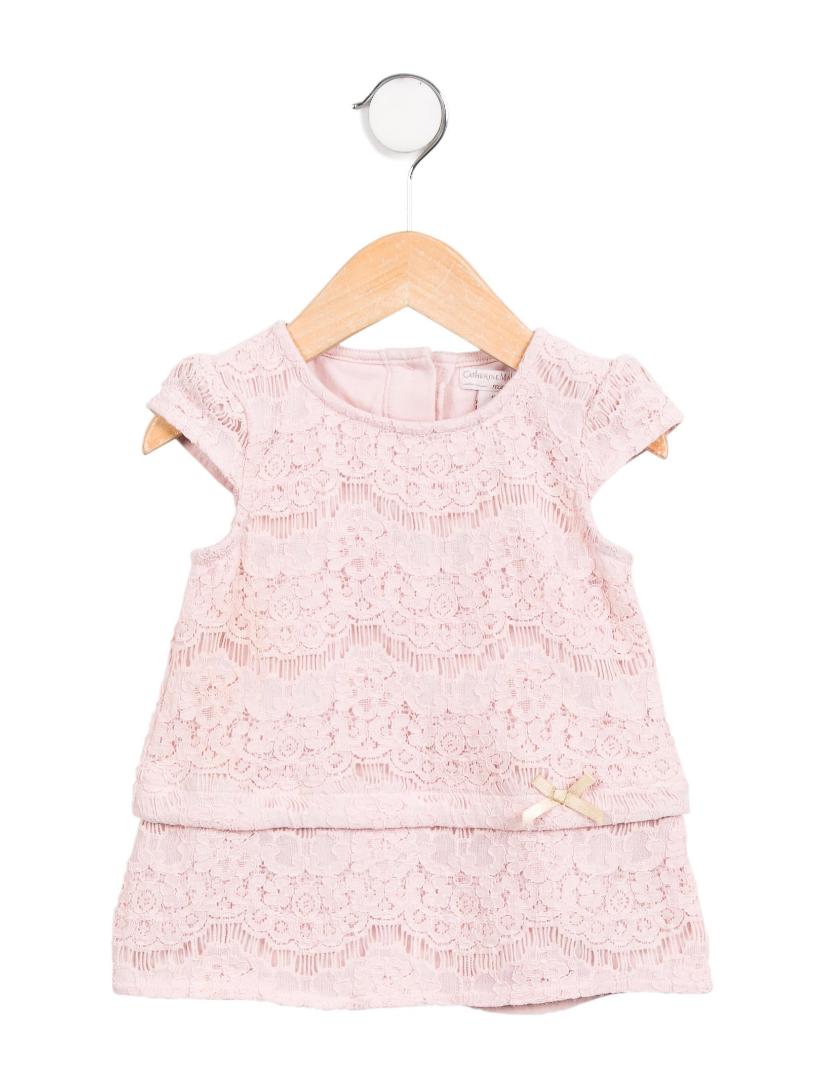 Catherine Malandrino Girls' Lace Cap Sleeve Dress Baby Gear