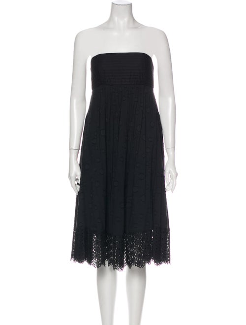 Catherine Malandrino Strapless Mini Dress Black