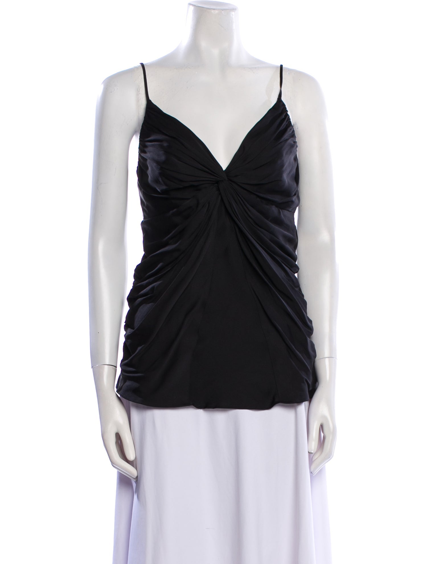 Catherine Malandrino Silk V-Neck Top w/ Tags