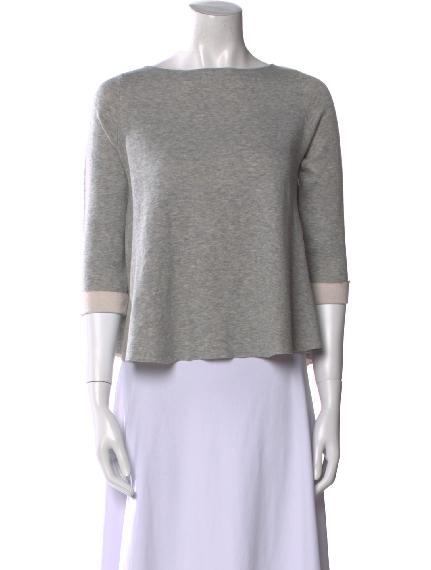 Cotton by Cashmere Bateau Neckline Sweater w/ Tags