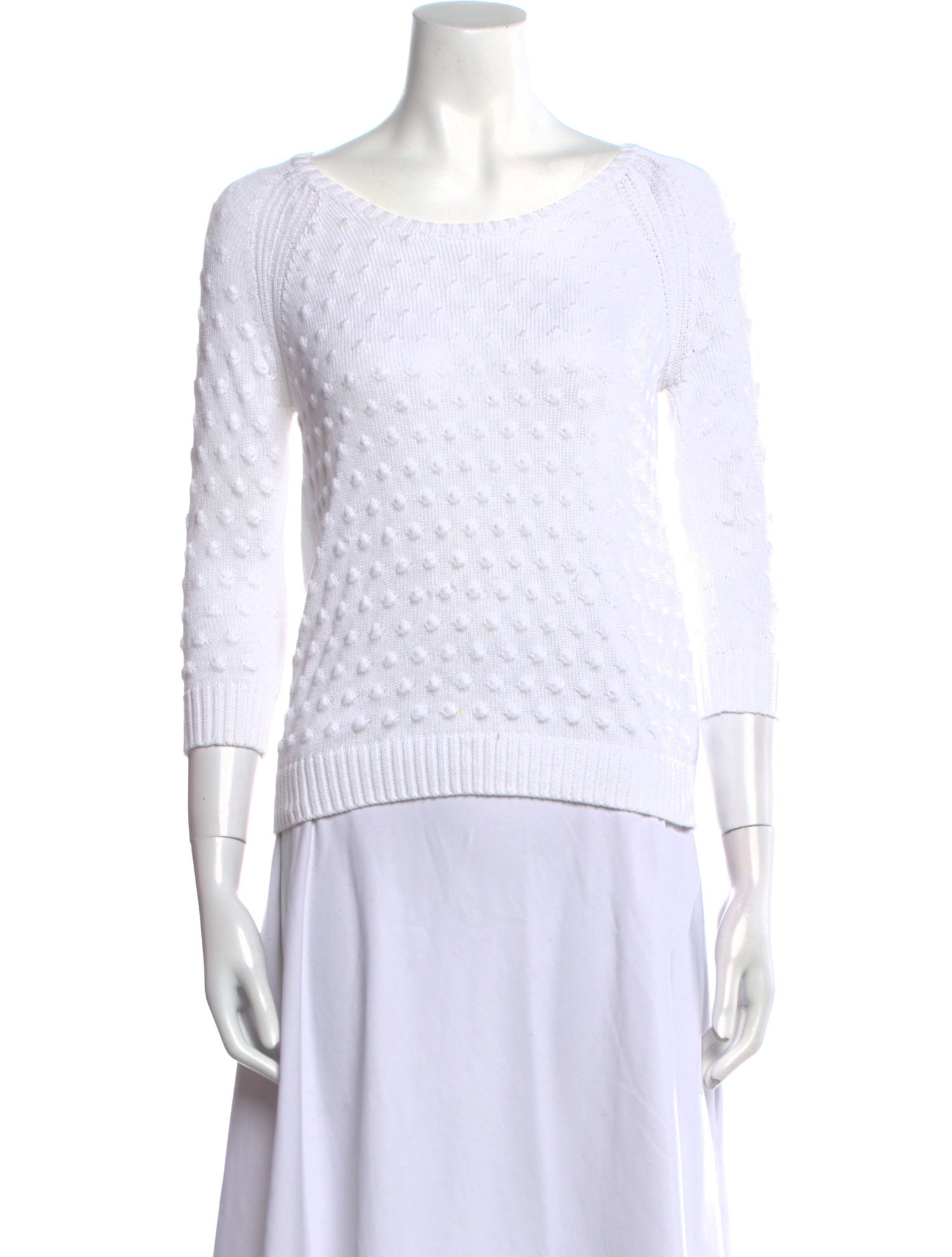 Cotton by Cashmere Scoop Neck Sweater