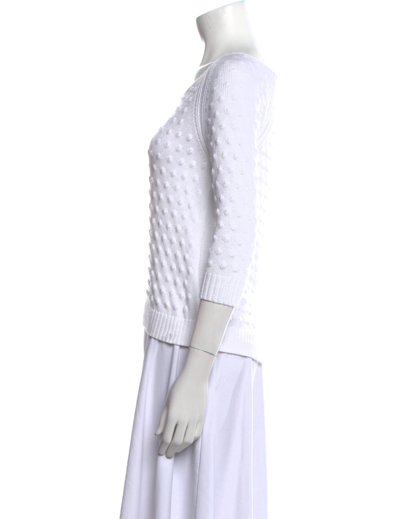 Cotton by Cashmere Scoop Neck Sweater