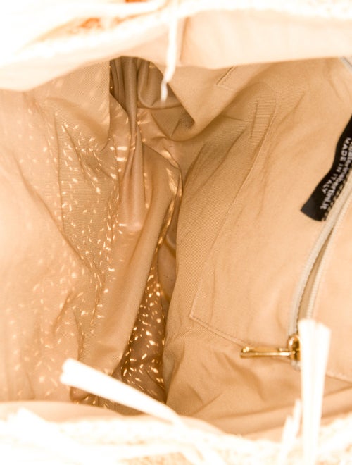 Caterina Bertini Raffia Top Handle Bag