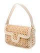 Caterina Bertini Raffia Shoulder Bag