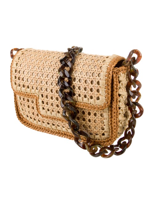 Caterina Bertini Straw Crossbody Bag