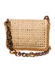 Caterina Bertini Straw Crossbody Bag