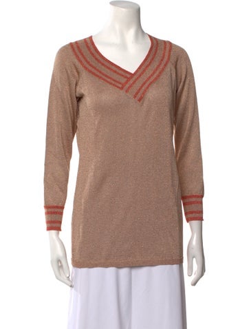Charlott Knitwear V-Neck Sweater XL
