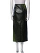 Chet Lo Leather Midi Length Skirt