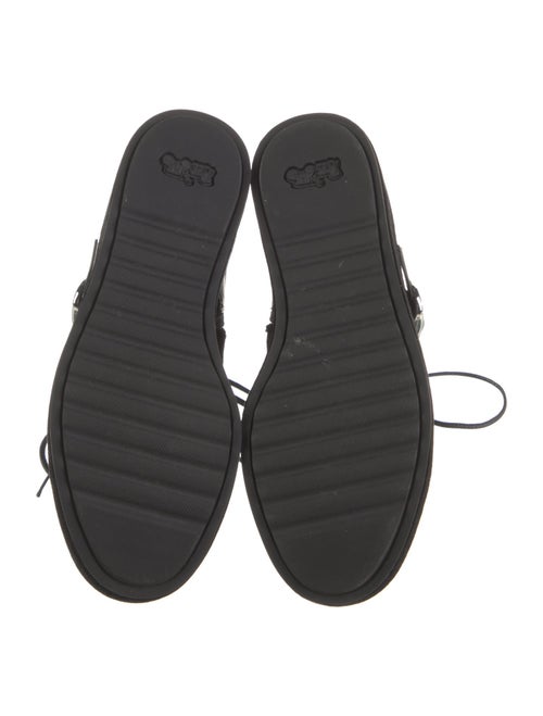 Coach x Tabitha Simmons Velvet Lace-Up Boots