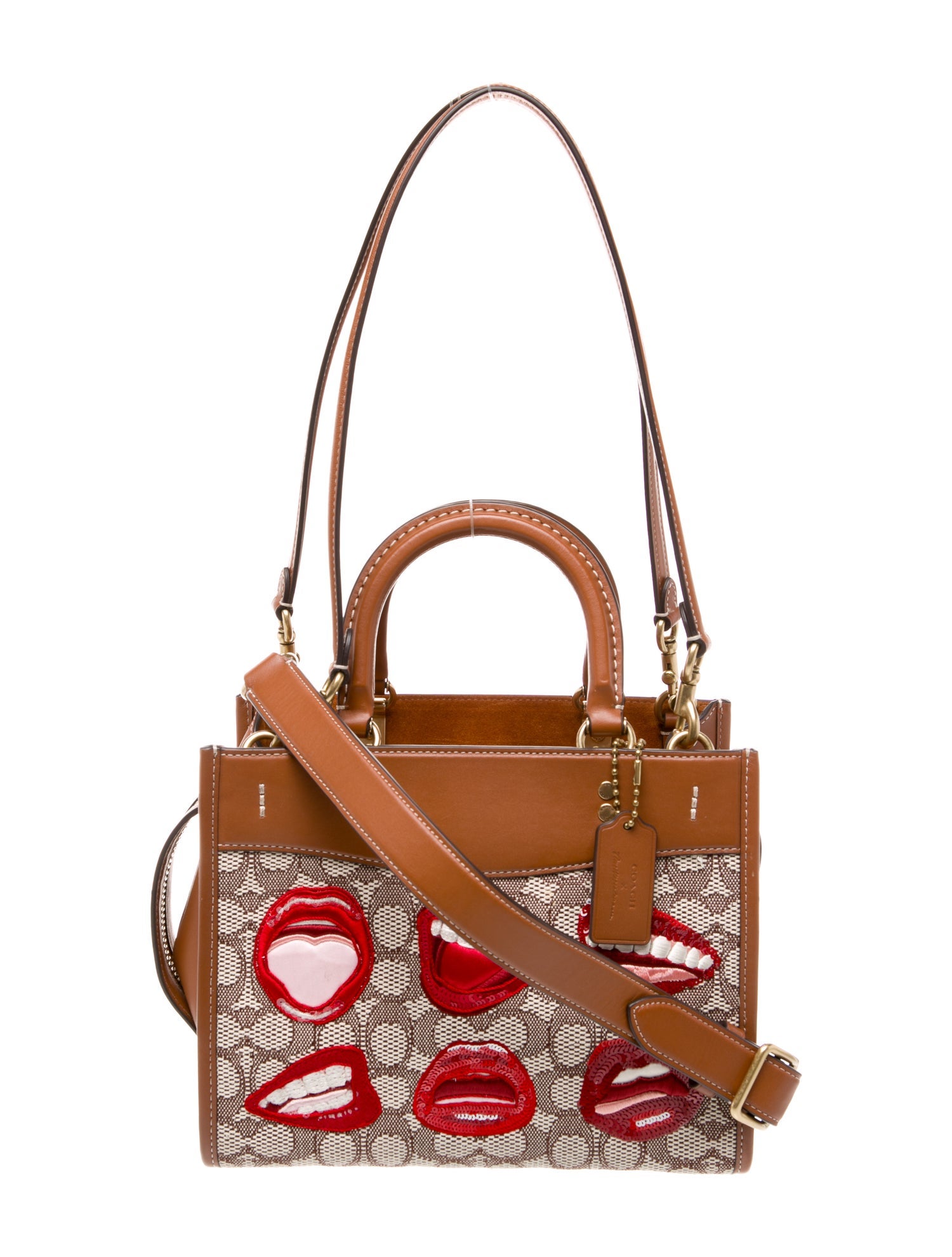 Coach x Tom Wesselmann Leather Top Handle Bag