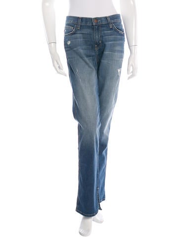 Current/Elliott Mid Rise The Slit Boot Cut Jean w/Tags