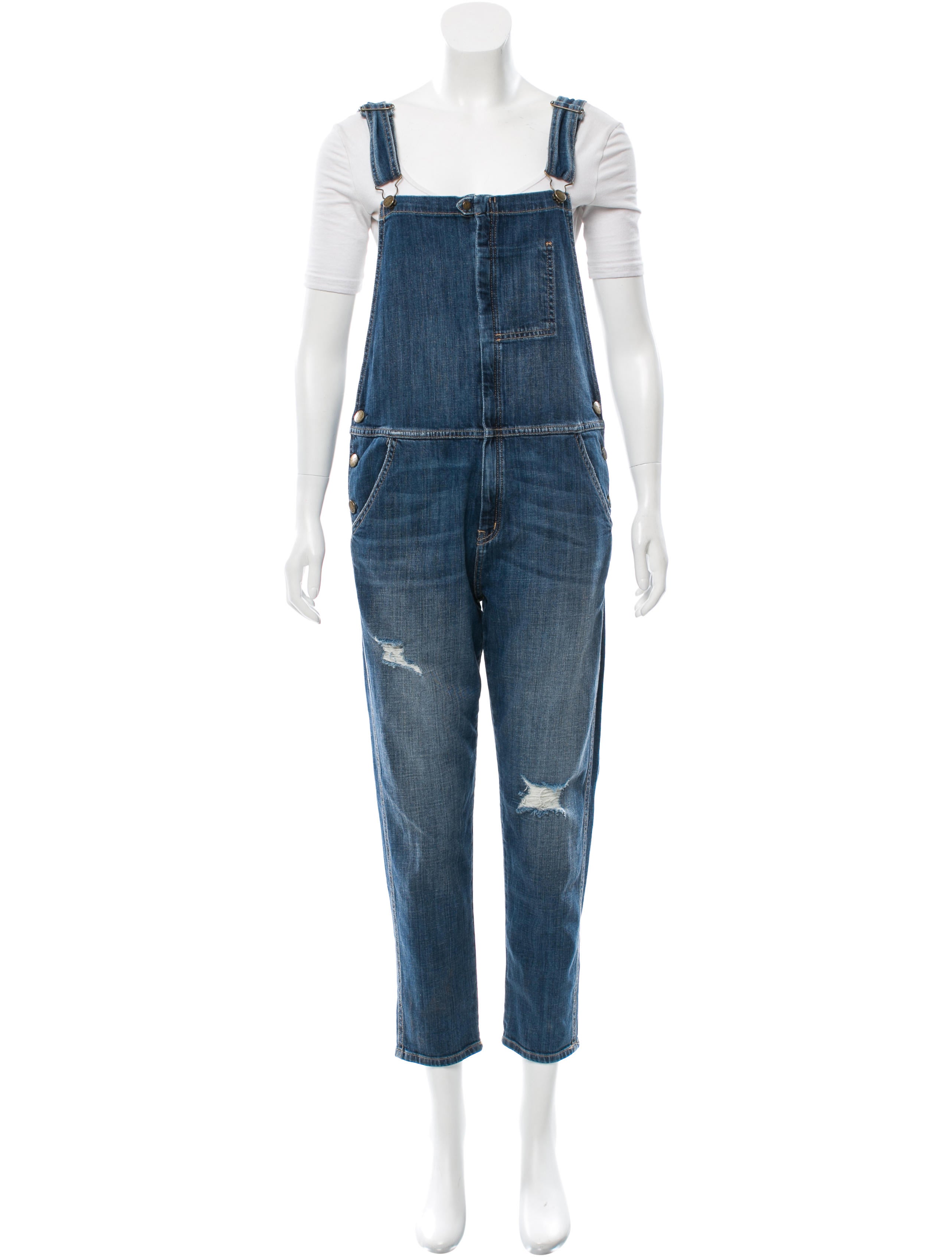 Current/Elliott The Ranch Hand Denim Overalls Clothing WCU26806