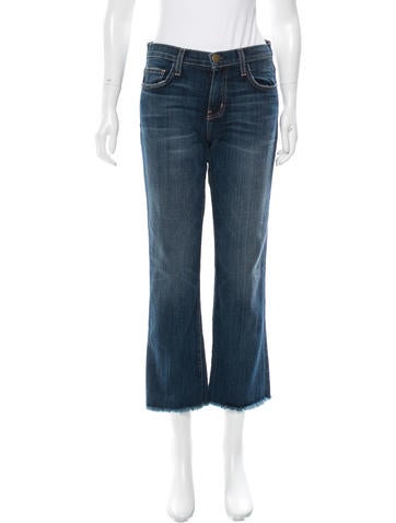 Current/Elliott High-Rise Straight-Leg Jeans w/ Tags