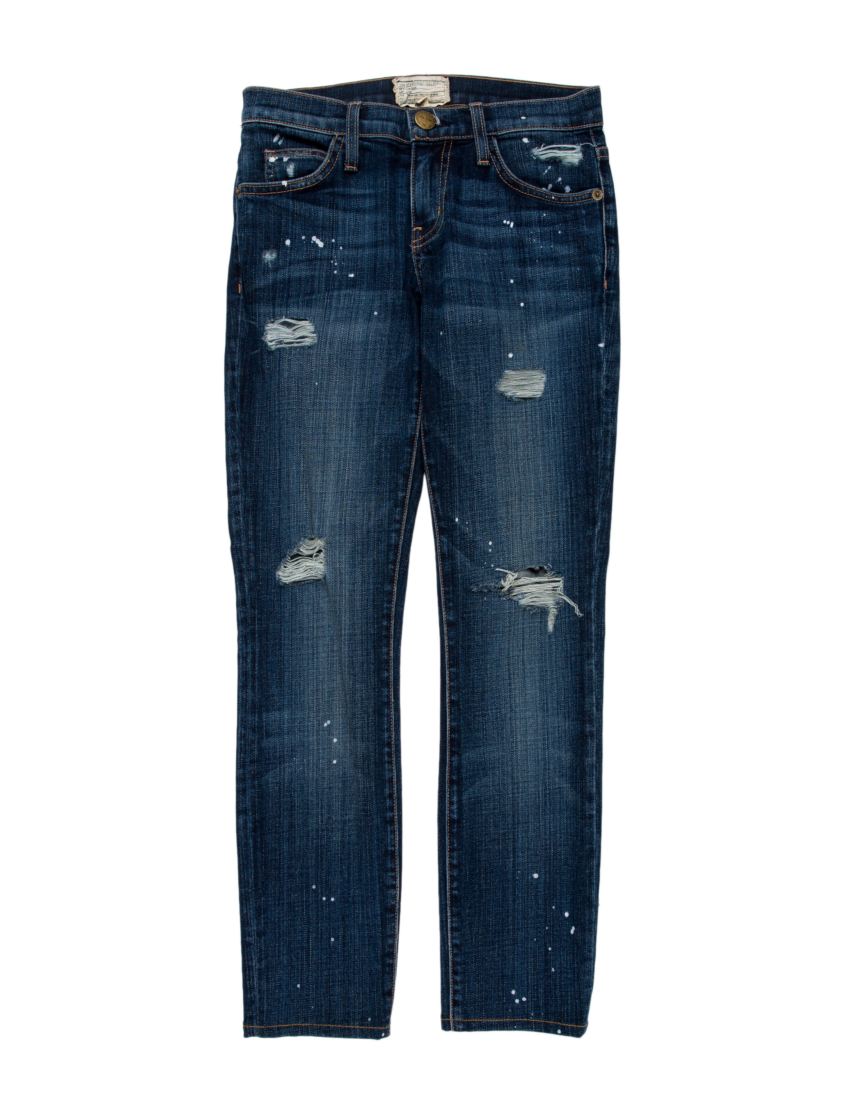 Current/Elliott Low-Rise Skinny Leg Jeans