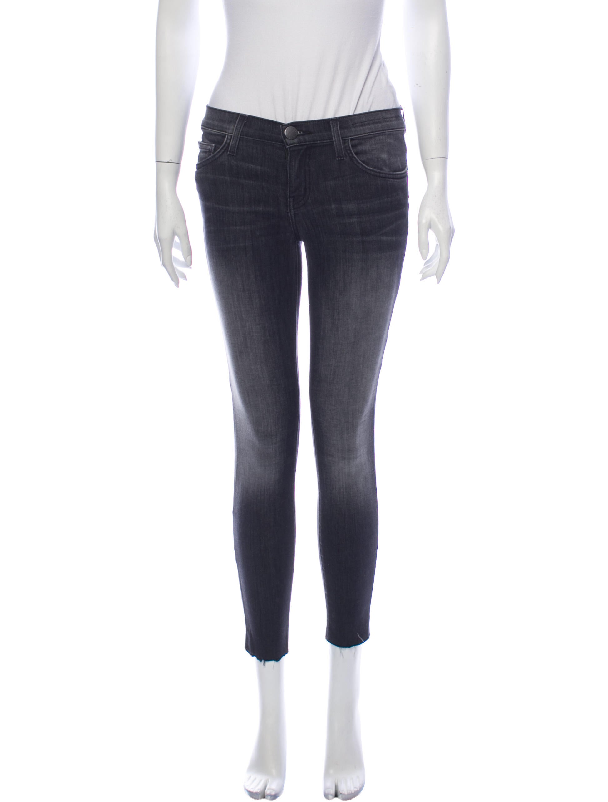 Current/Elliott Mid-Rise Skinny Leg Jeans