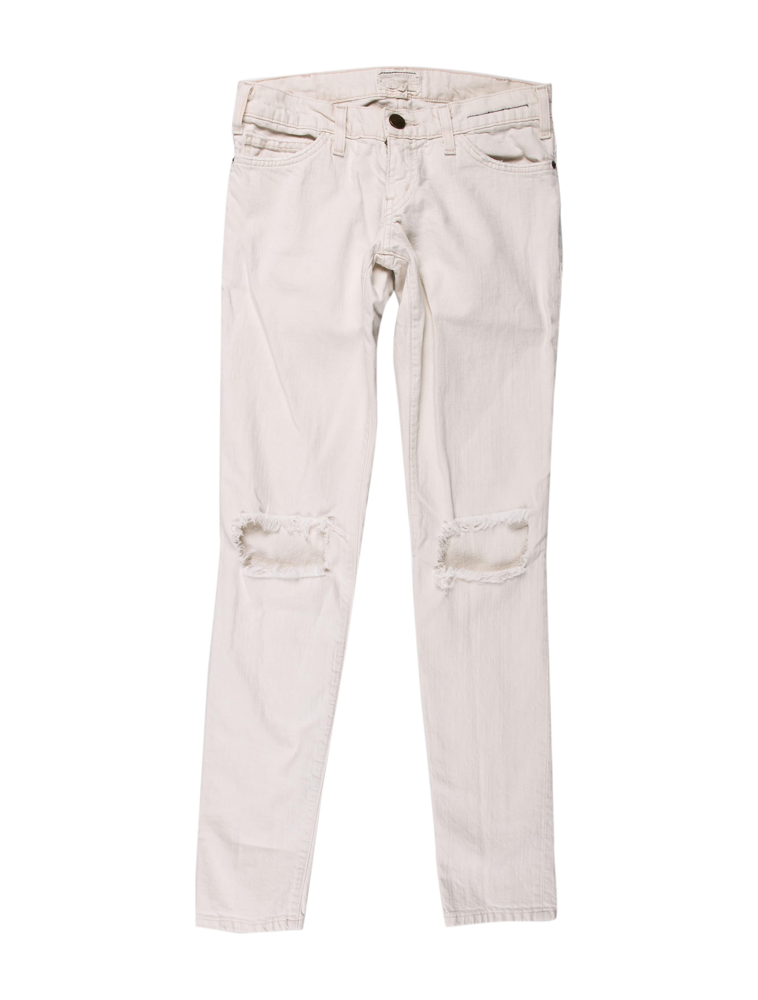 Current/Elliott Low-Rise Skinny Leg Jeans