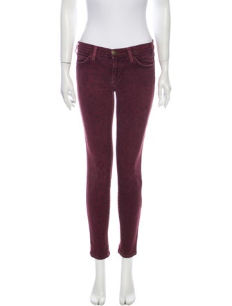 Current/Elliott Mid-Rise Skinny Leg Jeans