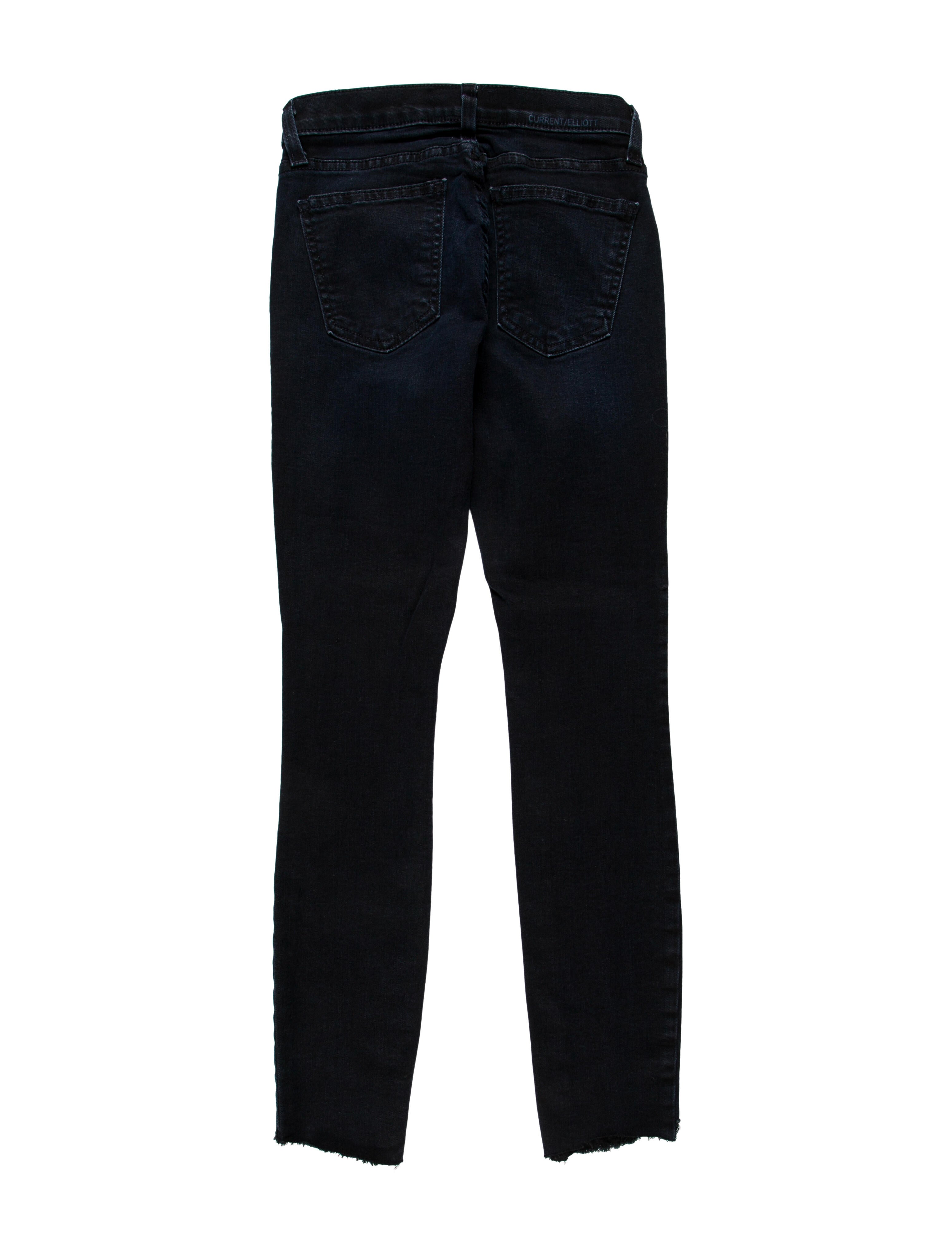 Current/Elliott Low-Rise Skinny Leg Jeans