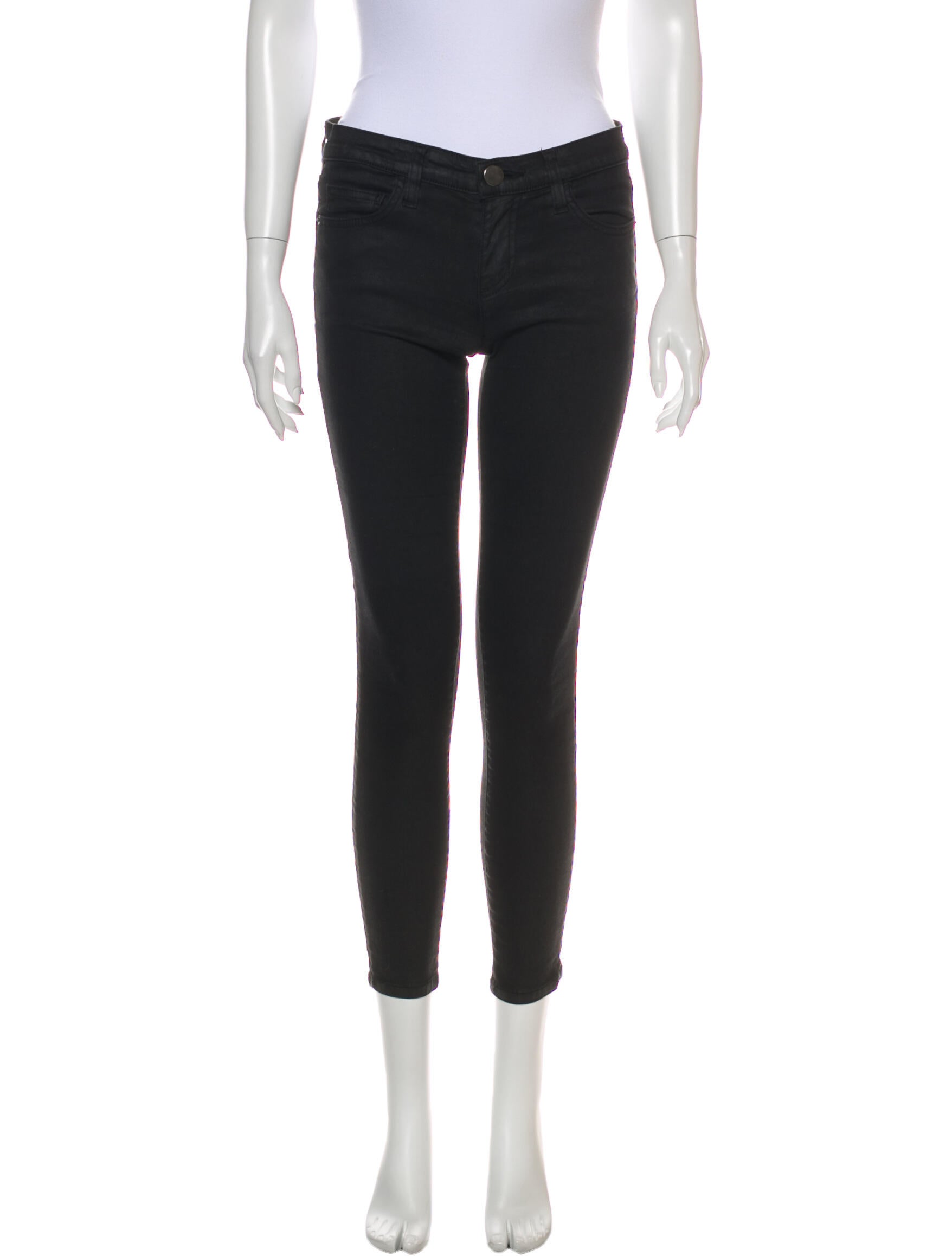 Current/Elliott Mid-Rise Straight Leg Jeans