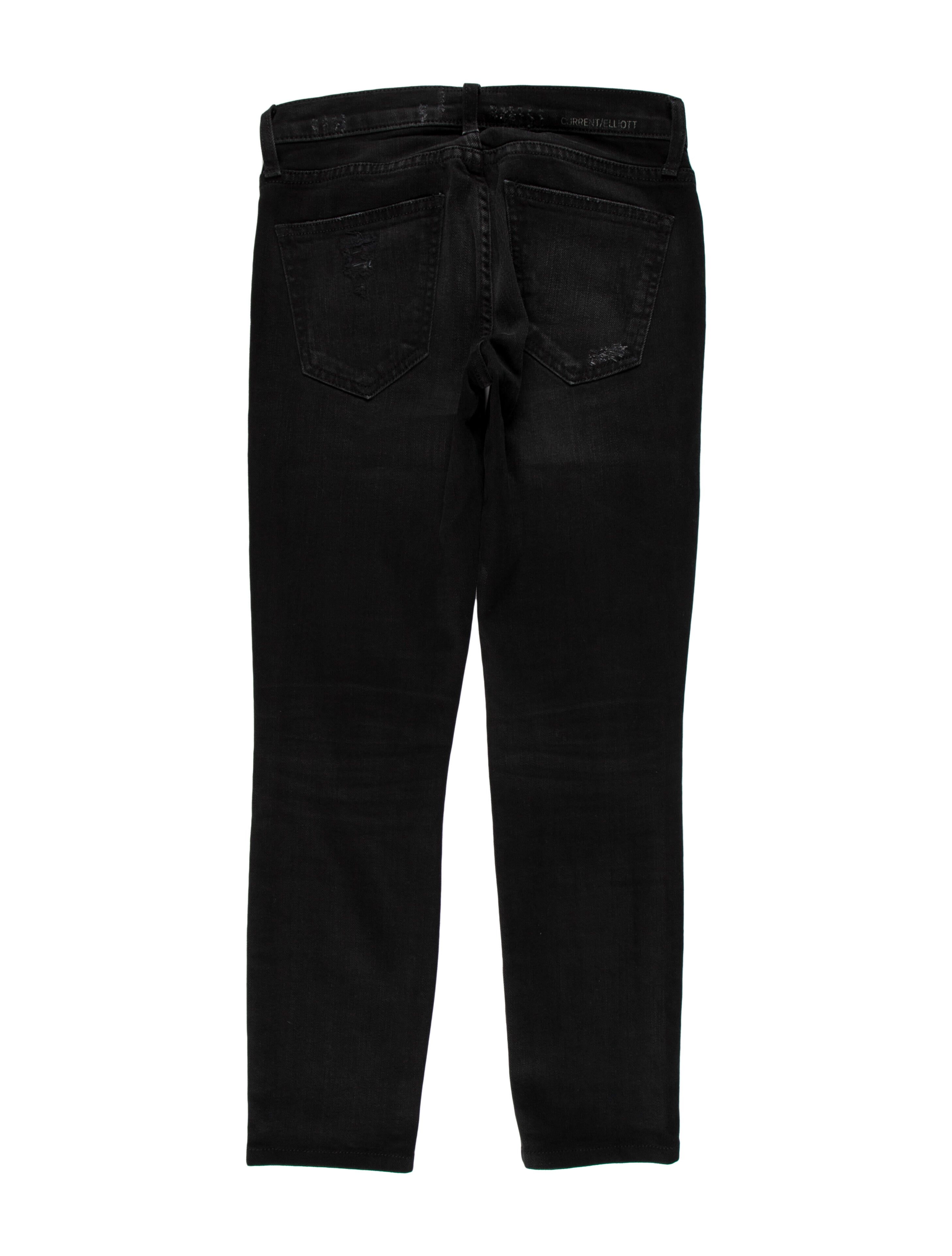 Current/Elliott Mid-Rise Skinny Leg Jeans