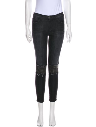 Current/Elliott Mid-Rise Skinny Leg Jeans
