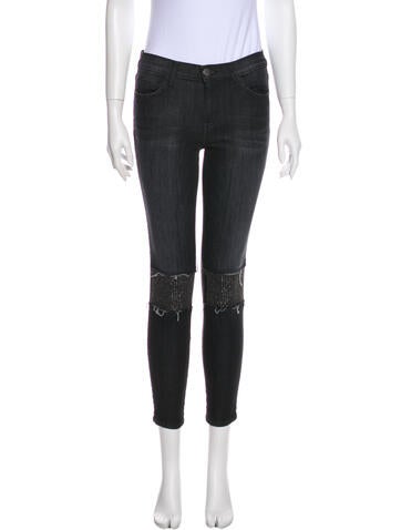 Current/Elliott Jeans Mid-Rise Skinny Leg S