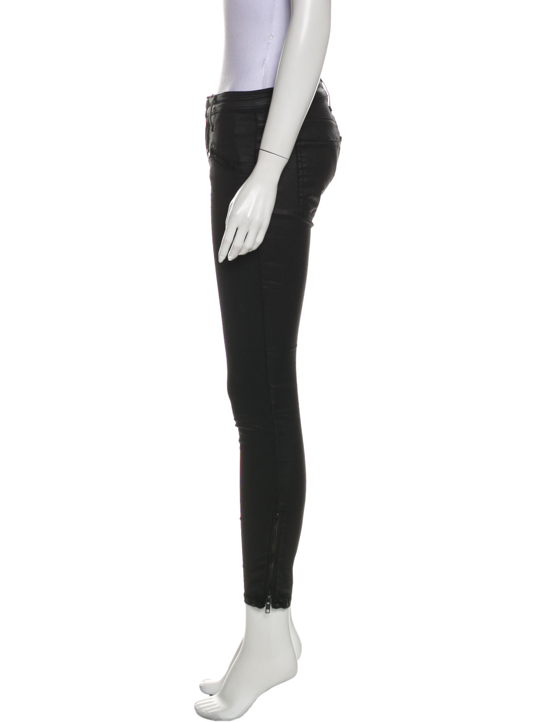 Current/Elliott Mid-Rise Skinny Leg Jeans