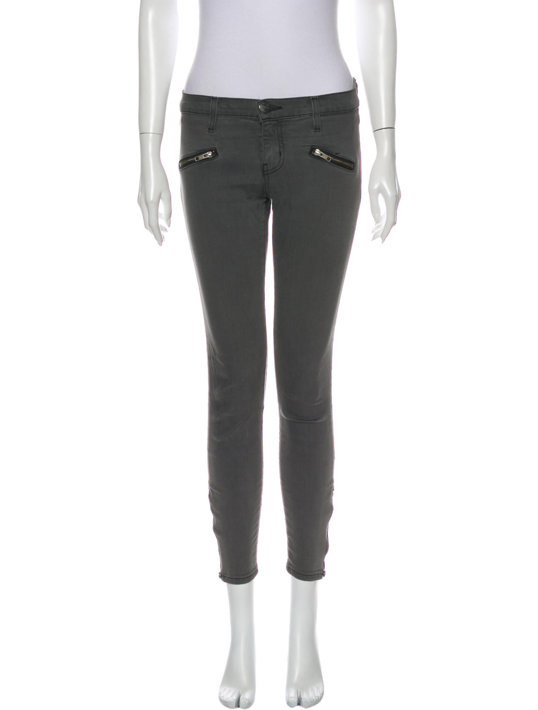 Current/Elliott Mid-Rise Skinny Leg Jeans