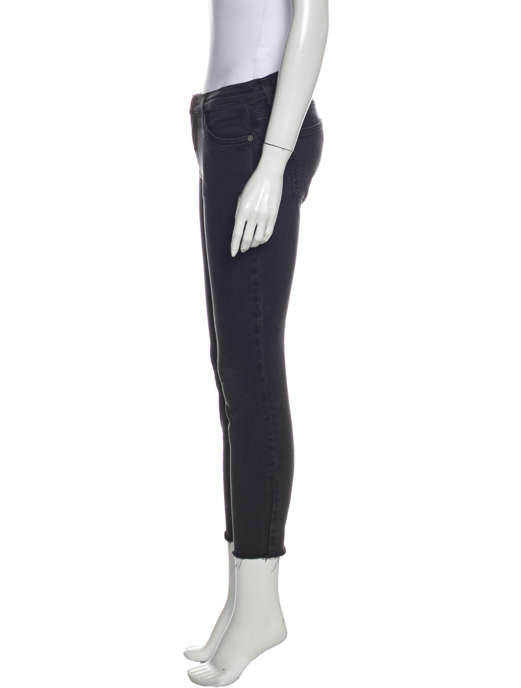 Current/Elliott Mid-Rise Skinny Leg Jeans