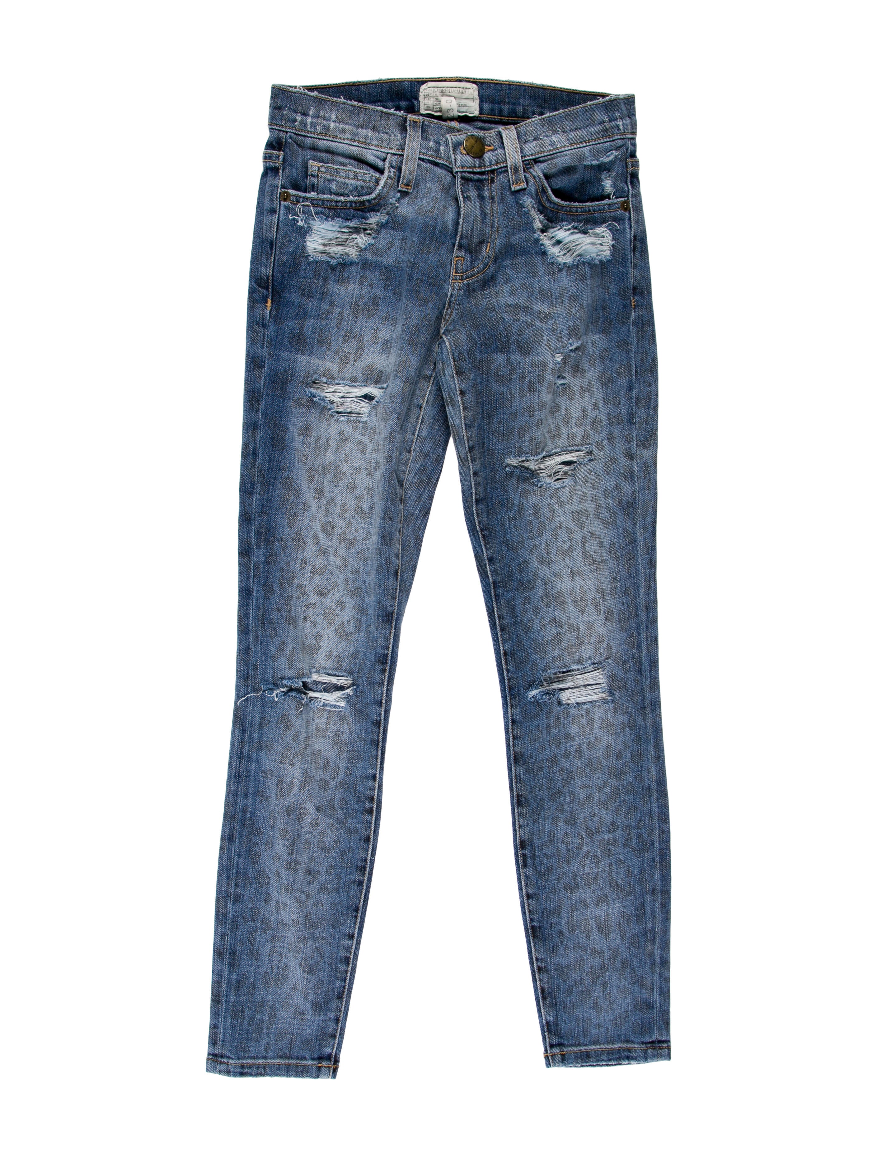 Current/Elliott Low-Rise Skinny Leg Jeans