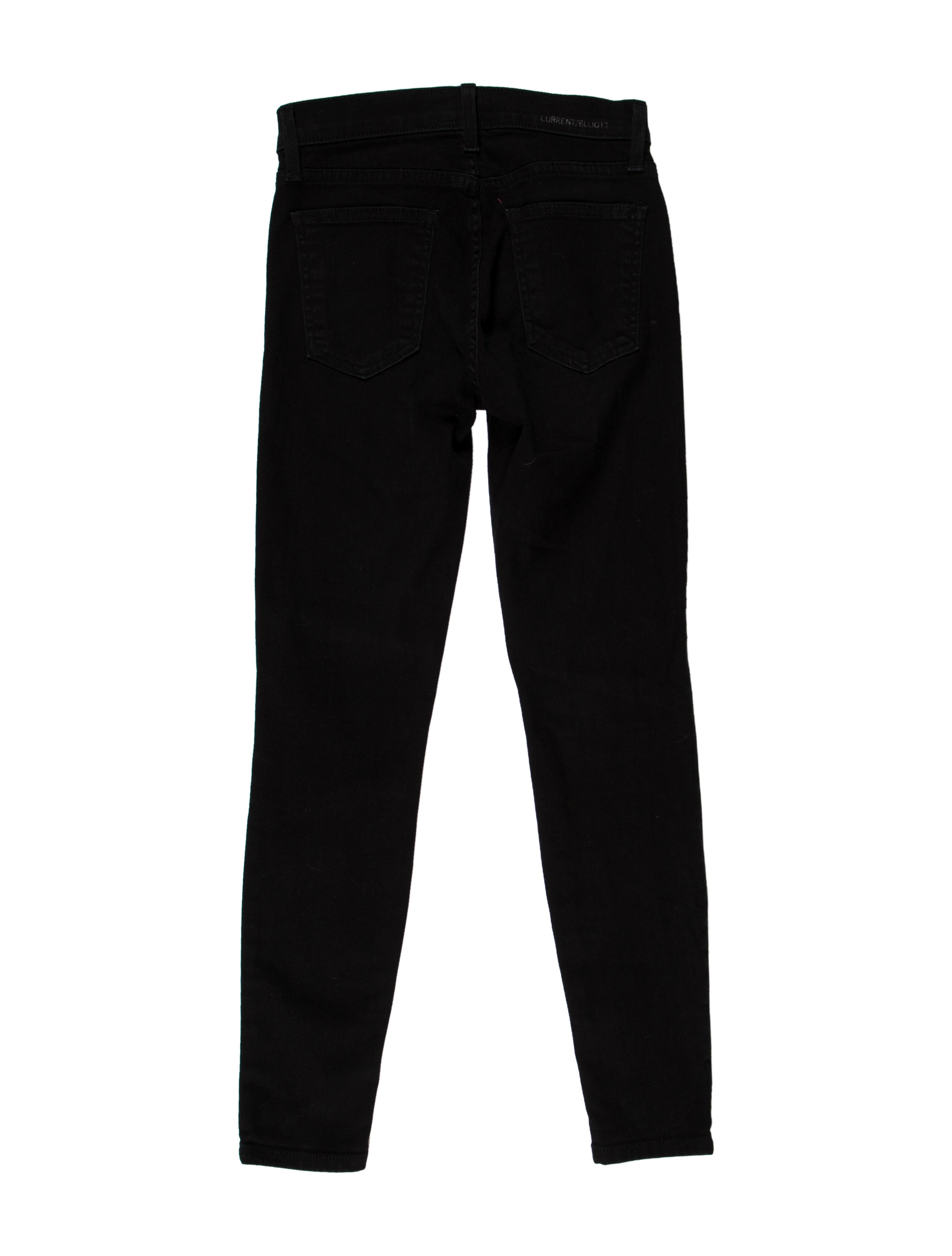 Current/Elliott Mid-Rise Skinny Leg Jeans
