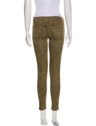 Current/Elliott Low-Rise Skinny Leg Jeans